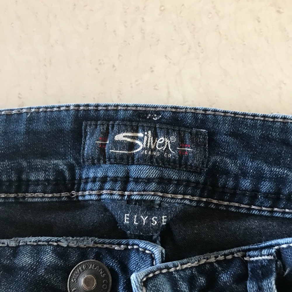 Excellent condition SILVER brand jeans.